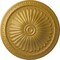 Ekena Millwork Alexa Ceiling Medallion (Fits Canopies up to 3"), Hand-Painted Iridescent Gold, 15"OD x 1 3/4"P CM14AXIGS - alternate 1